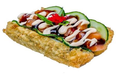 Ход-Дог Ролл С Лососем