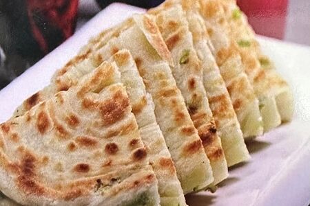 27 Лепешка с зеленым луком