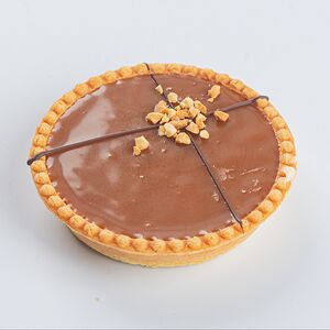 Тарт Соленая карамель с арахисом
