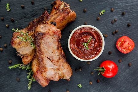 Шашлык из свиных ребер