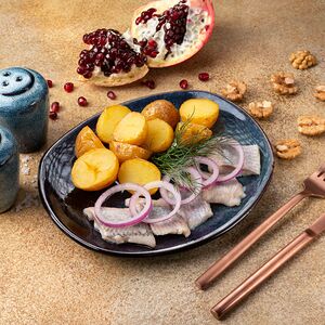 Сельдь с картофелем
