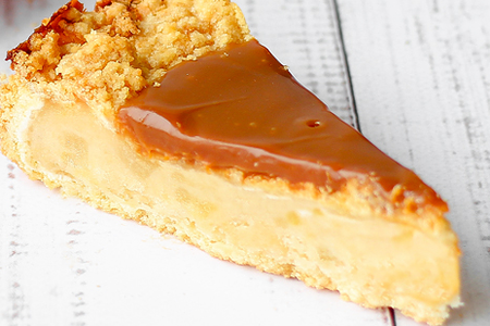 Пирог карамельно-яблочный