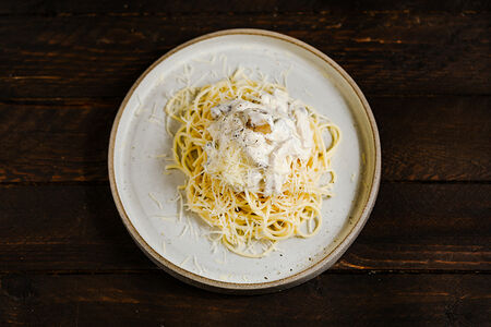 Паста Курица с грибами