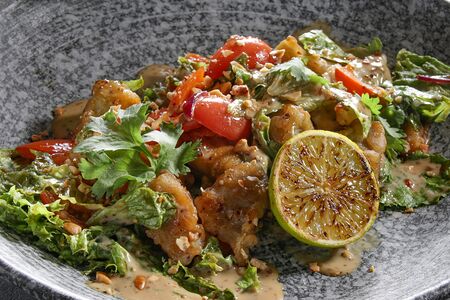 Хрустящие баклажаны по-тайски