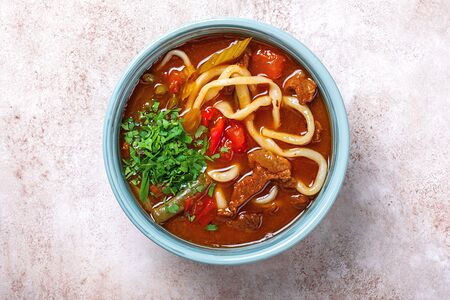 Лагман из говядины