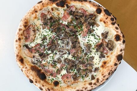 Бекон и грибы