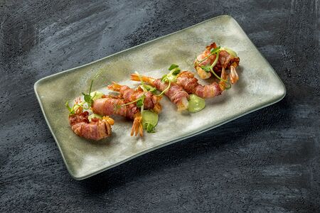 Тапас с креветками