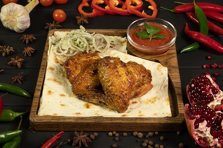 Шашлык из куриных крылышек