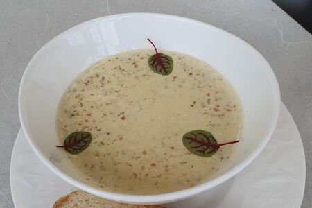 Суп Клэм Чаудер с морепродуктами
