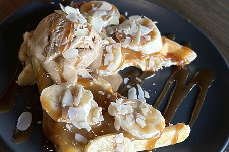 Венская вафля Банановая карамель