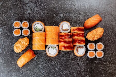 Большой сет с лососем