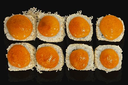 Запеченный с креветкой