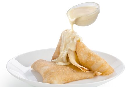 Блины со сгущенкой