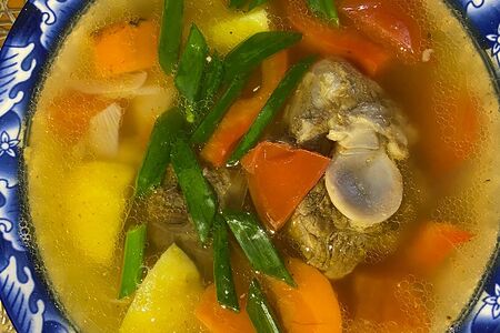 Шурпа с мясом и овощами