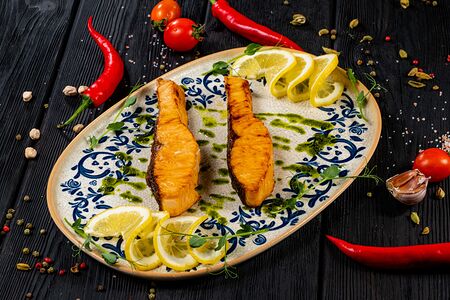 Стейк из семги