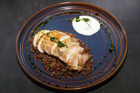 Куриная грудка с киноа