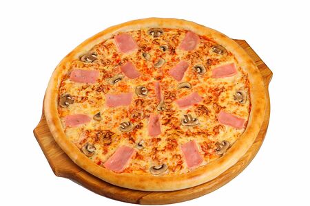 Пицца Ветчина с грибами маленькая