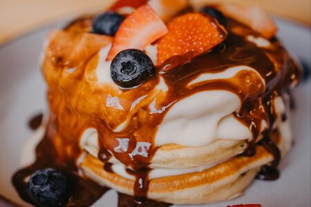 Шоколадные панкейки