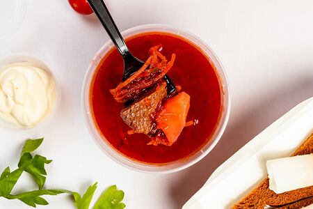 Борщ с говядиной