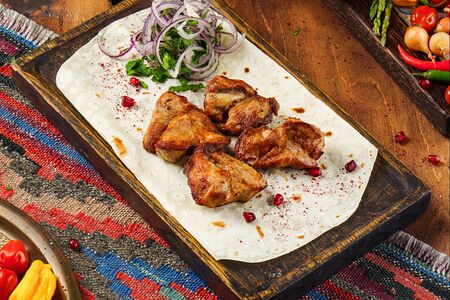 Шашлык из cвинoй мякоти