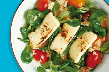 Салат с авокадо и киноа