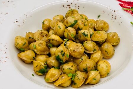 Пельмени жареные