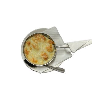 Жюльен с грибами и языком