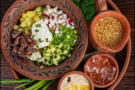 Окрошка на квасе