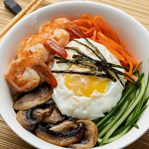 Пибимпаб с креветкой