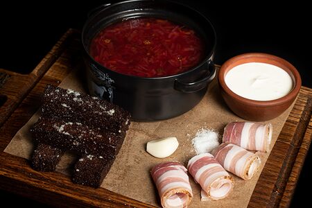 Борщ с говядиной