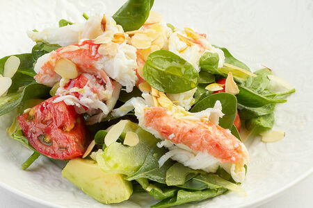 Салат с камчатским крабом