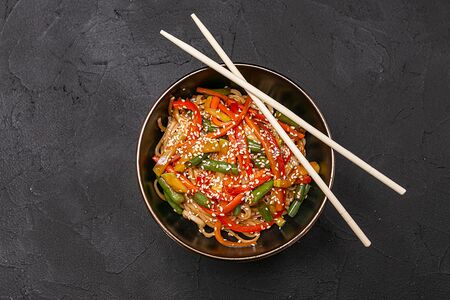 Удон с овощами