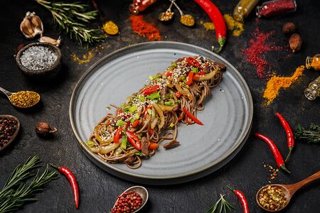 Соба с говядиной