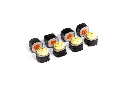 Запеченные маки с лососем