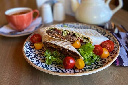 Шаурма с запечённой говядиной