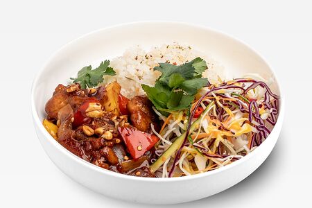 Жареная курица в соусе чу хоу