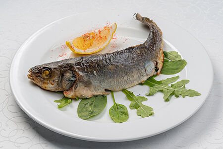 Сибас на мангале