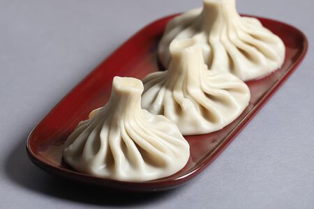 Хинкали с курицей отварные