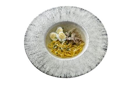 Суп-лапша на домашней курице