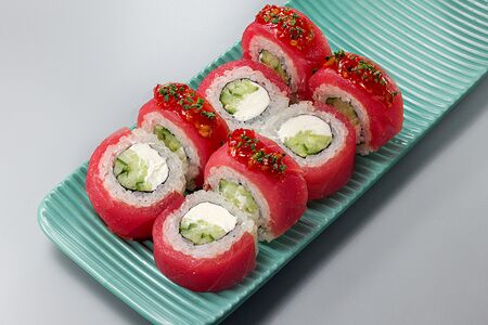 Тунец с соусом свит чили