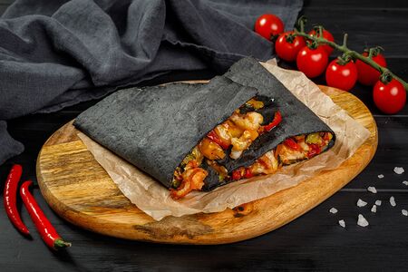 Кесадилья с креветками