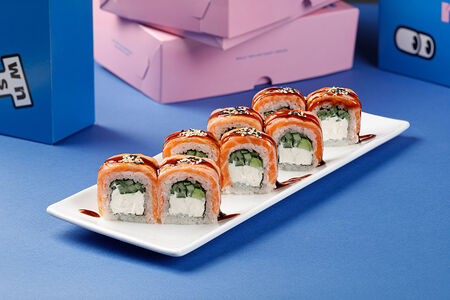 Опаленный лосось