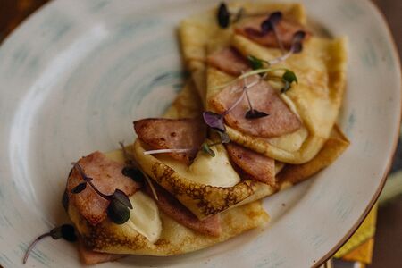 С жареной ветчиной