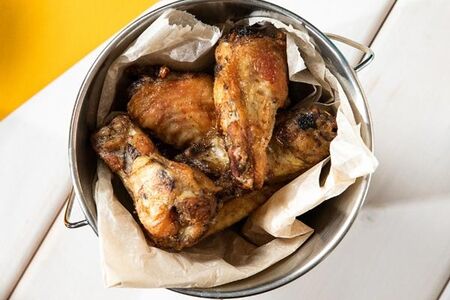 Куриные крылья карри