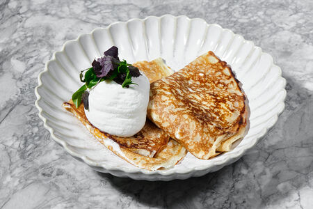 Креспелле со сметаной