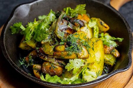 Картофель с грибами