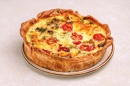 Киш Лосось-брокколи