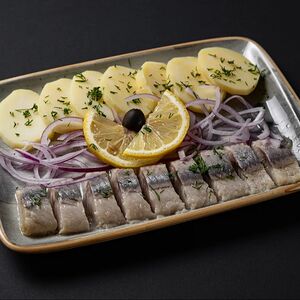 Филе сельди с картофелем