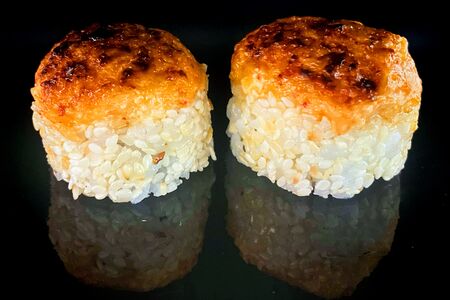 Запечённая ролл Острый краб