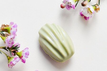 Печенье Мадлен с матчей